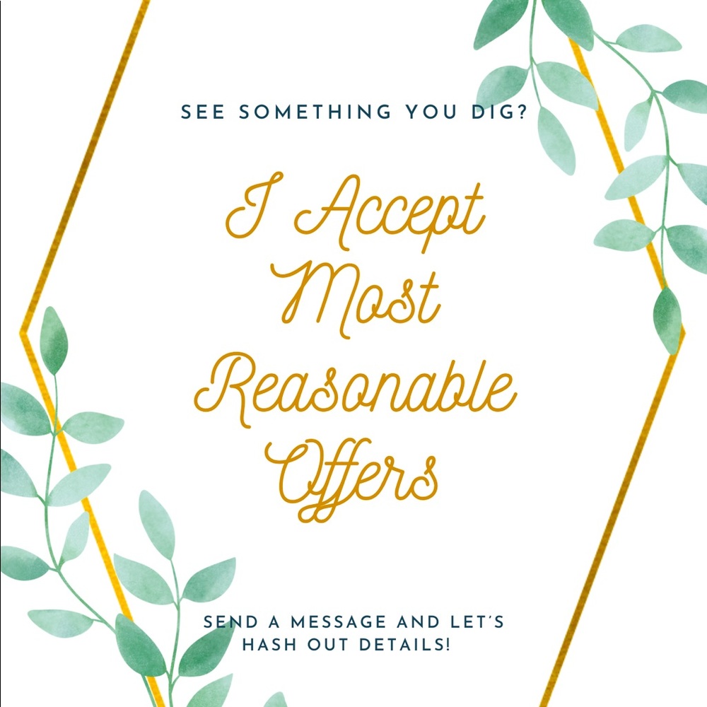 ✨ I accept most reasonable offers ✨